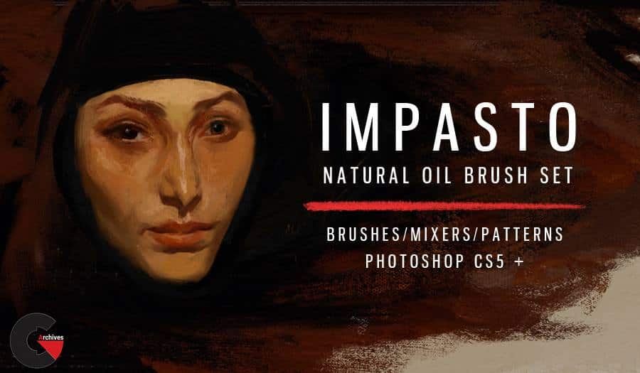 ArtStation Marketplace – Impasto natural oil brushes for PS CS5+