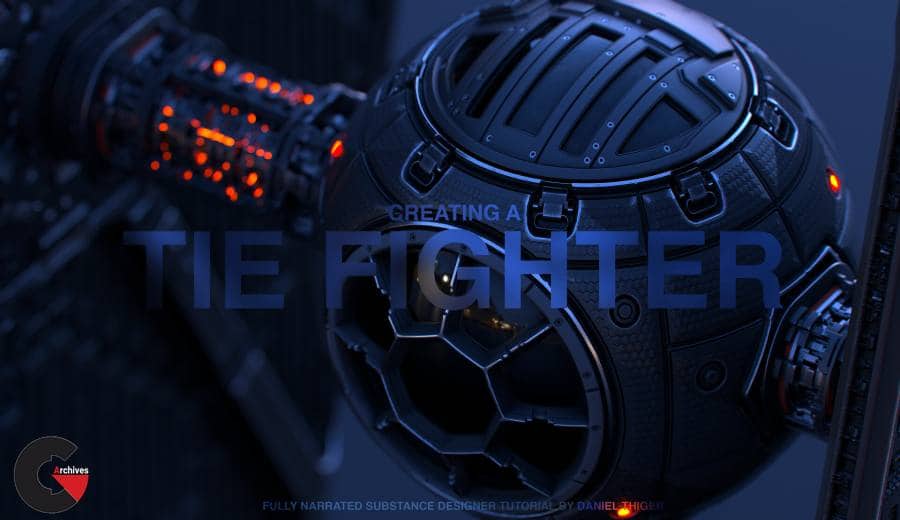 Artstation – Creating a Tie Fighter with Substance Designer