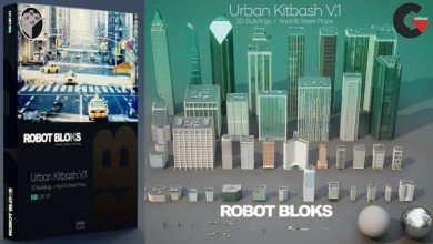 Gumroad – ROBOT BLOCKS Urban Kitbash V1
