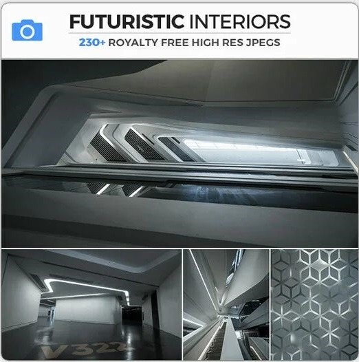 PHOTOBASH – Futuristic Interiors