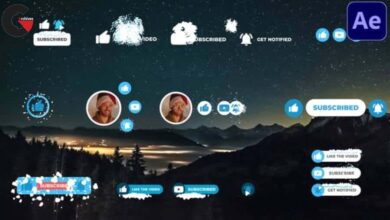 Videohive – Social Media Snow Subscribers After Effects 29437282