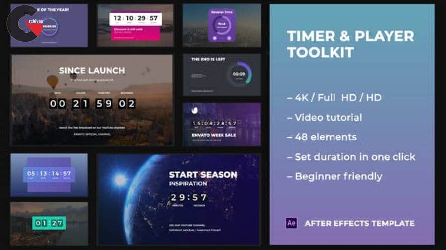 Videohive – Timer & Player Toolkit 29348295