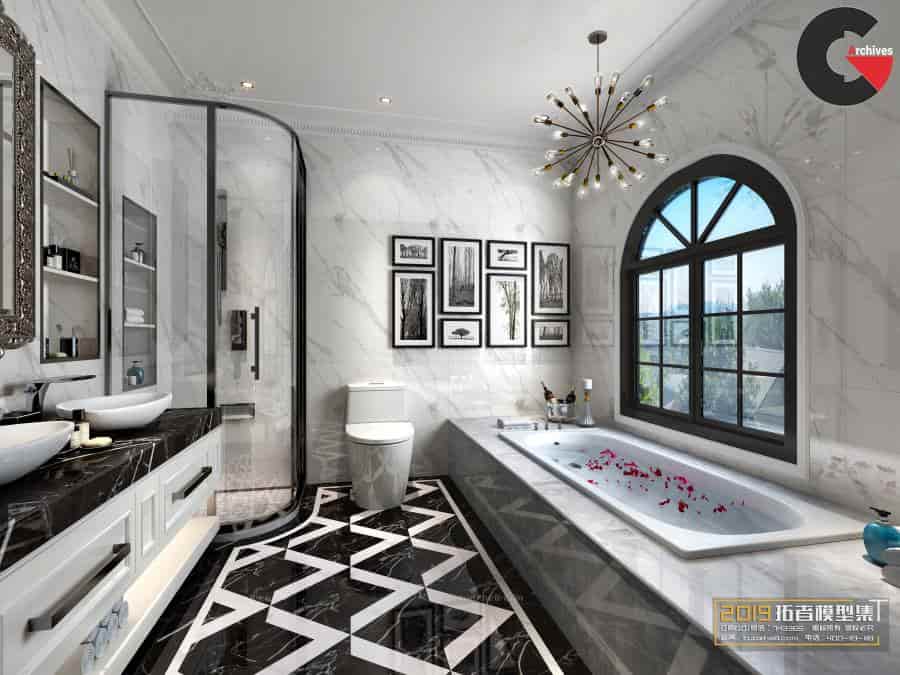 3D66 – 2019 Bathrooms Full 3D-Scenes Collection