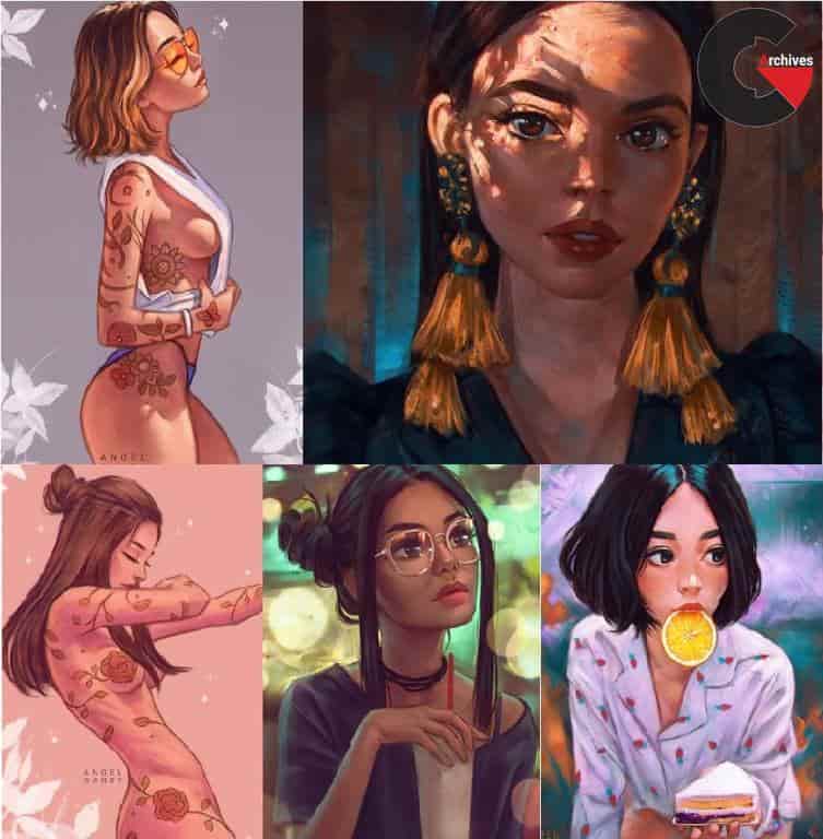 Angel Ganev Patreon - Portrait Drawing Course WResources