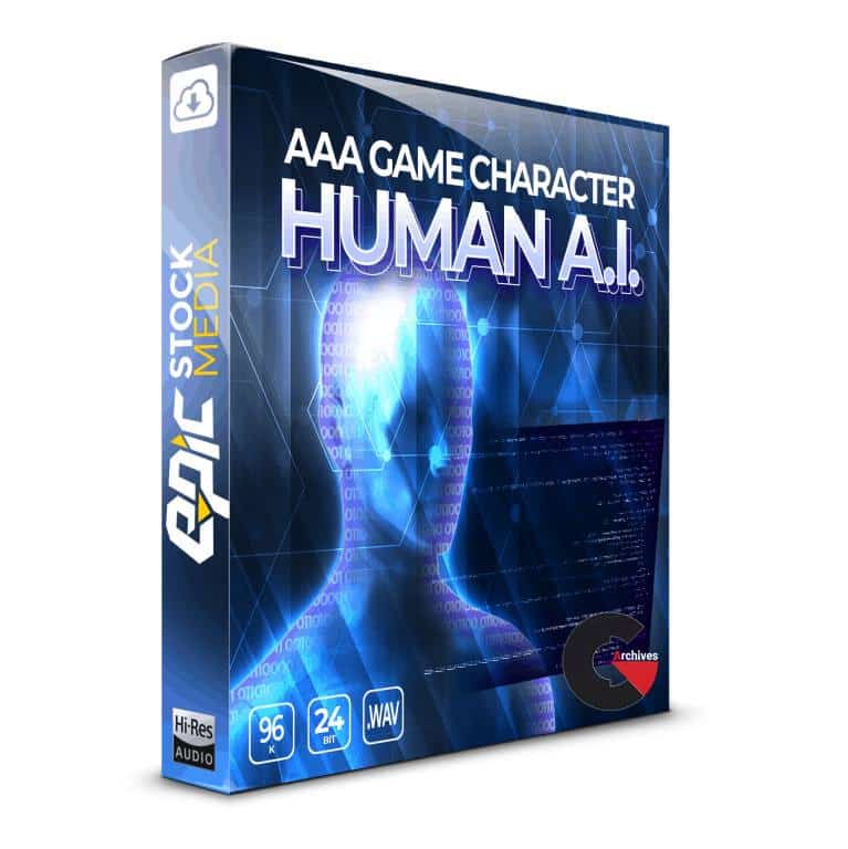 Epic Stock Media – AAA Game Character Human AI