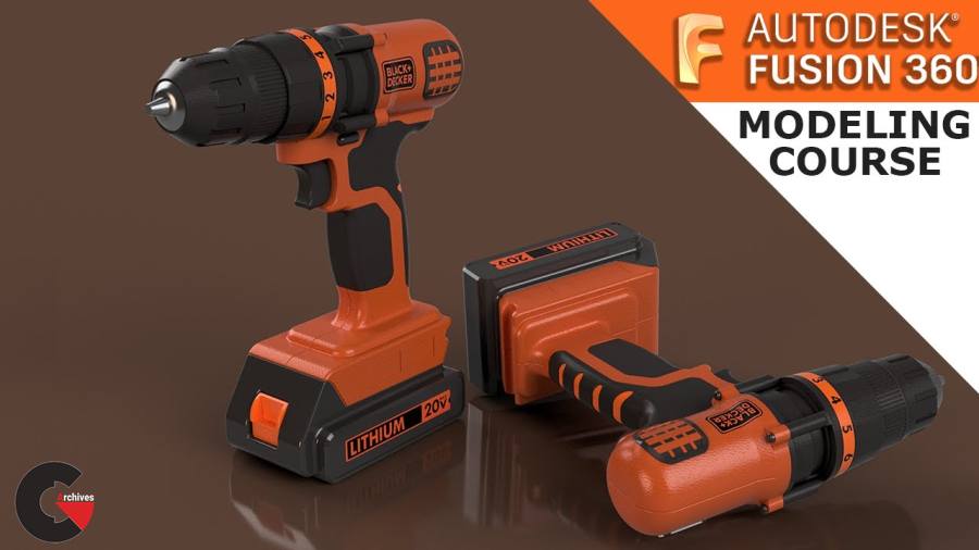 Fusion 360 Modeling Course – Power Drill