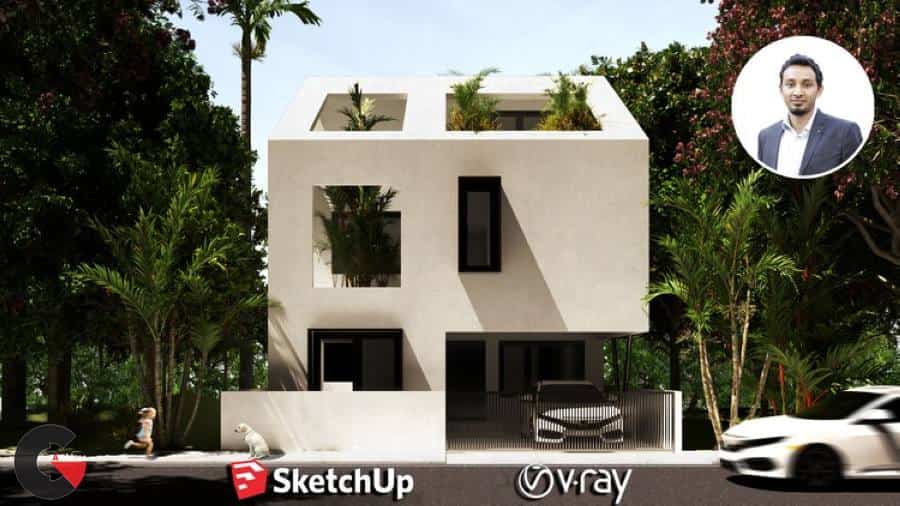 sketchup with vray
