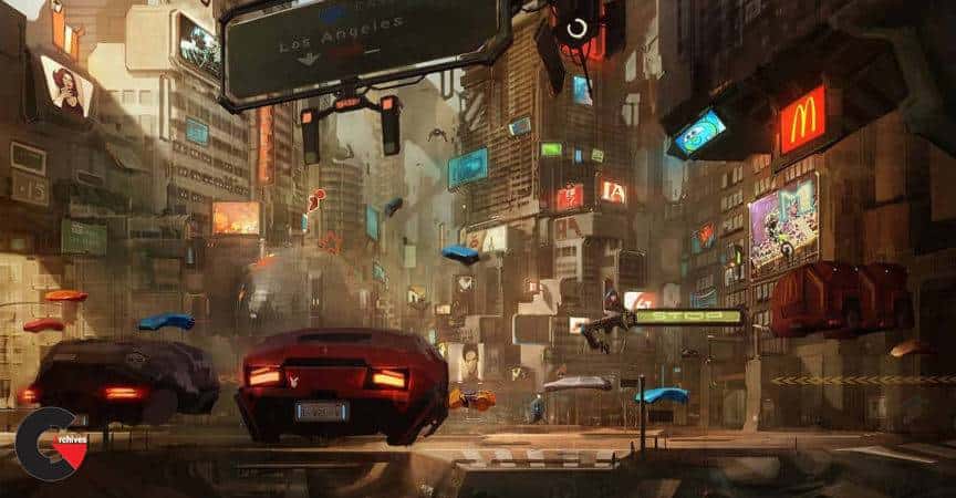 Uartsy - Concepting Futuristic Cityscapes in Photoshop