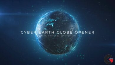 Videohive – Cyber Earth Globe Opener 29647647