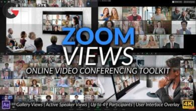 Videohive – Zoom Views Online Video Conferencing Toolkit 28972353