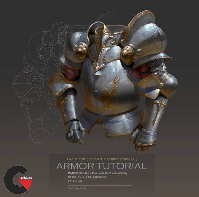 Gumroad - Armor Tutorial by Yu Cheng Hong