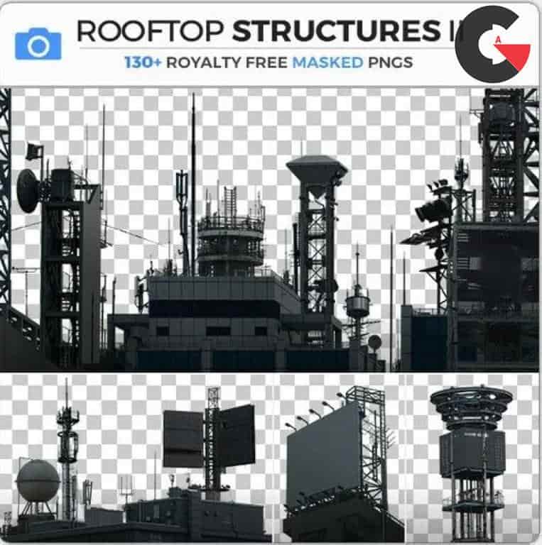 Photobash - Rooftop Structures II