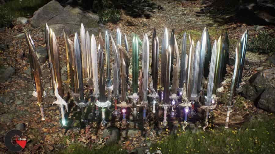Unreal Engine - Over 9000 Swords