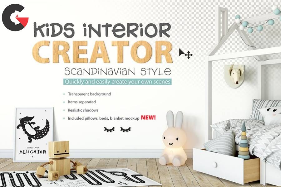 creativemarket - KIDS INTERIOR CREATOR