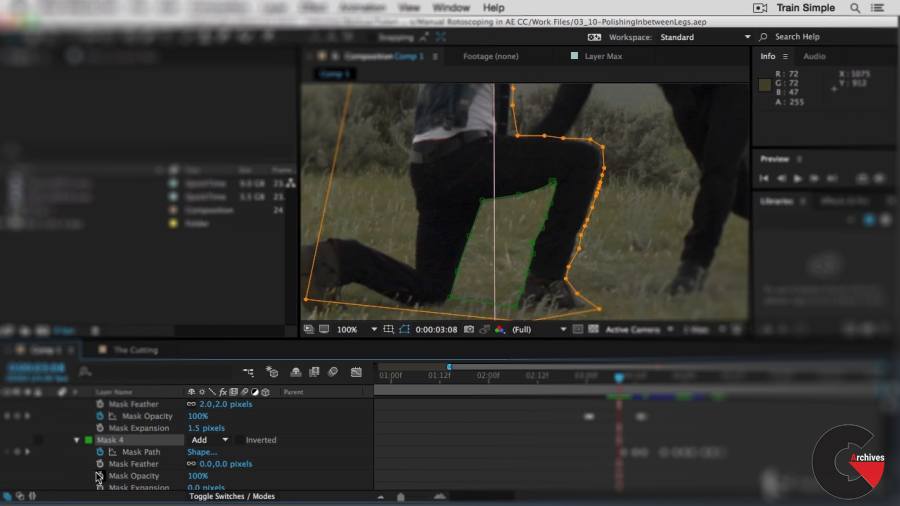 After Effects CC Rotoscoping - CGArchives