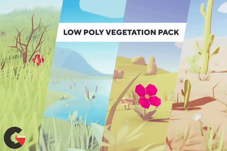 Asset Store - Low Poly Vegetation Pack 