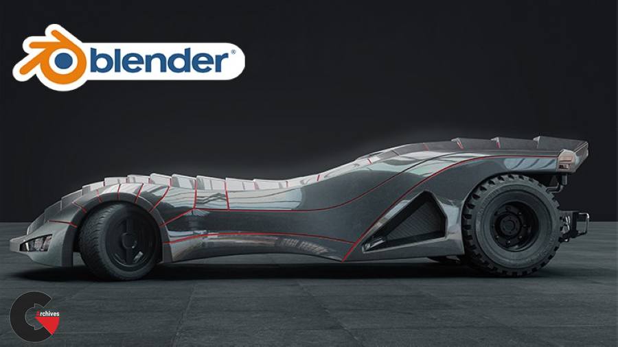 Udemy – Blender Create and rig realistic Batmobile from A to Z