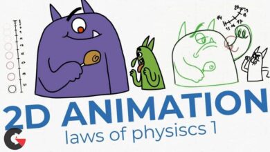 Character Animation Physics for Beginners - 2D frame by frame in Open Toonz - part 1 laws of physics