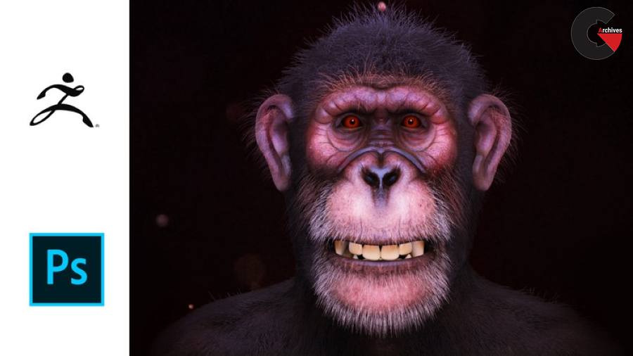 Creating a Realistic Chimpanzee in Zbrush 2020