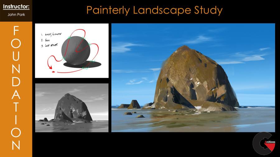 Foundation Patreon Painterly Landscape Study with John Park