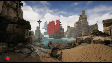 Unreal Engine - Ships and Rocks