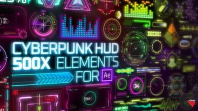 Videohive – Cyberpunk HUD Elements for After Effects 29060179