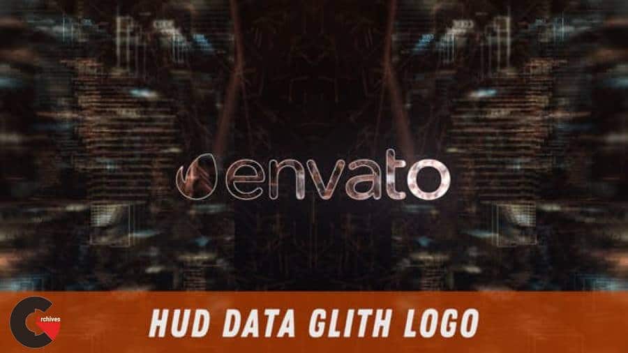 Videohive – HUD Data Glith Logo 30562637