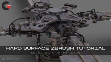 ArtStation – Hard Surface ZBrush Tutorial Modeling A UH-60 Rotor