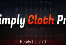 Blender Market – Simply Cloth Pro