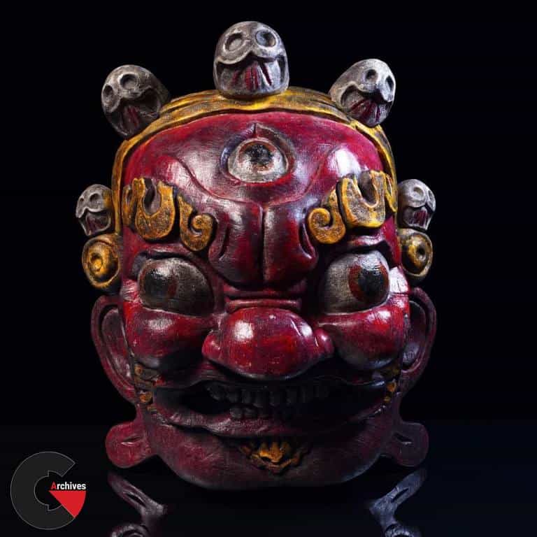 Gumroad – Photo-Realistic Texturing in Mari Buddha Mask Full Course