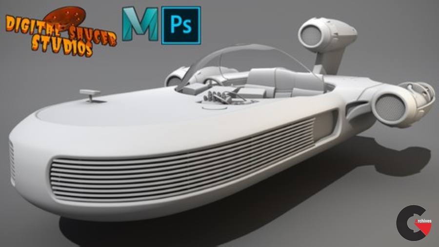 Maya 3D Masterclass - Modeling a 3D Sci-Fi Vehicle in Maya