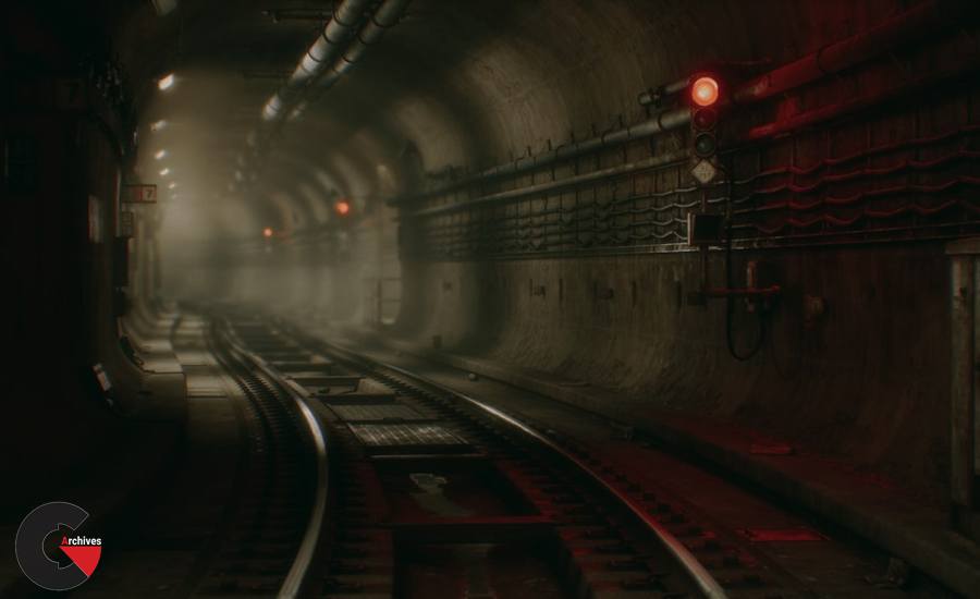 Unreal Engine - City Subway Tunnel 