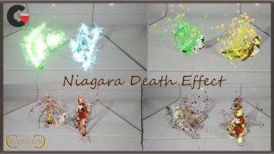 Unreal Engine - Niagara Death Effects