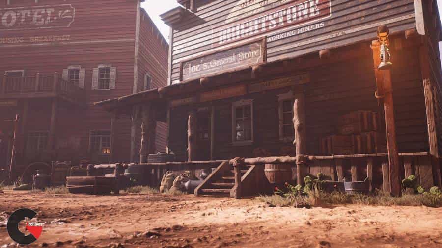 Unreal Engine - Western Desert Town 