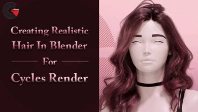 Wingfox – Creating Realistic Hair in Blender for Cycles Render