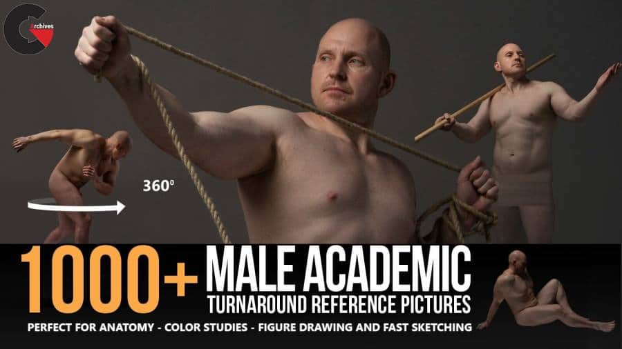 ArtStation – 1000+ Male Academic Turnaround Reference Pictures