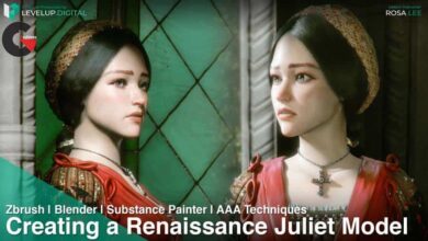Artstation - Creating a Renaissance Juliet Model Rosa Lee