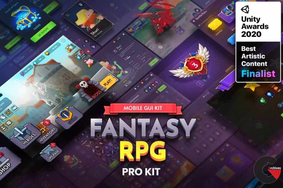 Asset Store - GUI PRO Kit - Fantasy RPG 