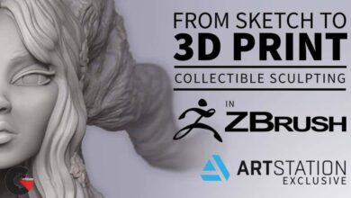 From Sketch to 3D Print – Collectible Sculpting in ZBrush for 3D Printing
