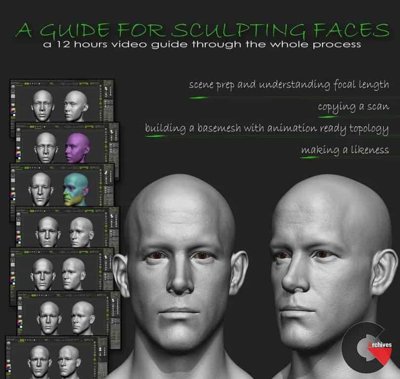 Gumroad – A guide for sculpting faces