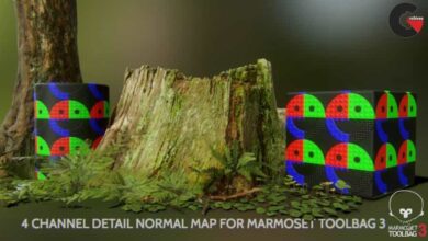 Gumroad – 4 Channel Detail Normal Map Shader for Marmoset Toolbag 3