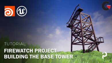 Gumroad – Houdini 18.5 – Firewatch Project – Building the Base Tower