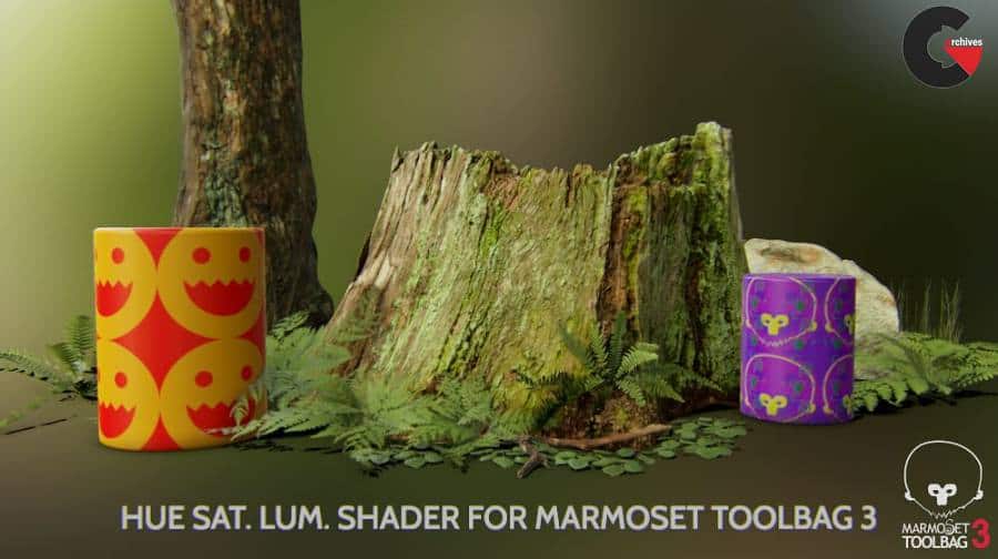 Gumroad – Hue Sat. Lum. Shader for Marmoset Toolbag 3