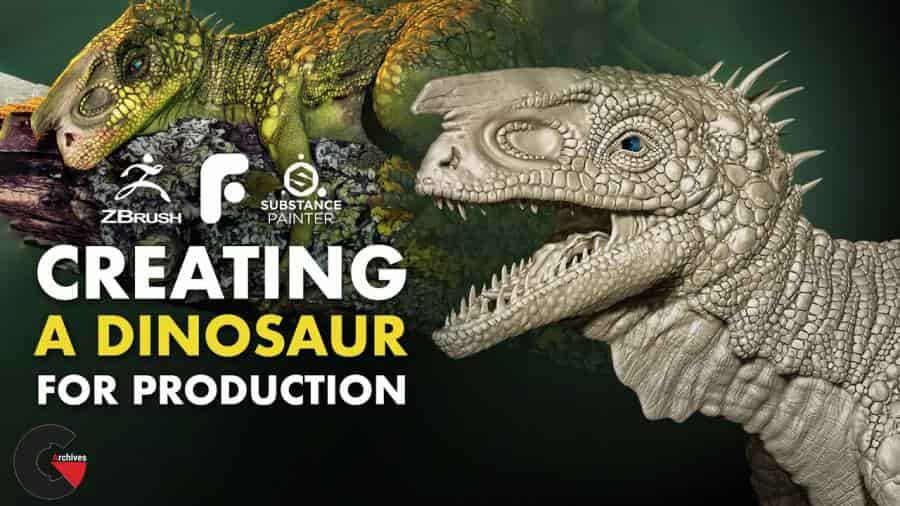 Modeling & Texturing a Dinosaur for Production | Complete Edition