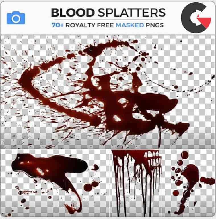 Photobash - Blood Splatters