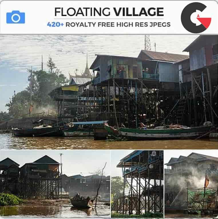 Photobash - Floating Village