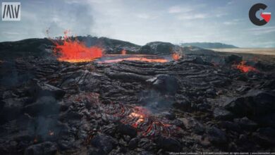 Unreal Engine - Lava Desert Landscape