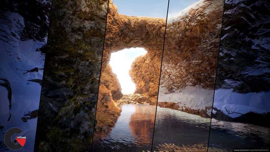 Unreal Engine - Photogrammetry Rock Textures