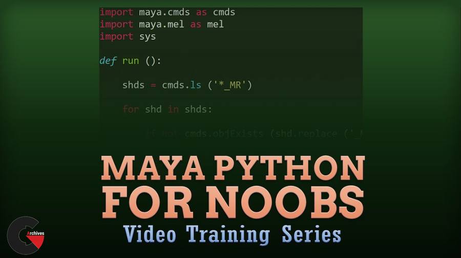 gumroad - Maya Python For Noobs