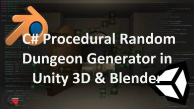 C# Procedural Random Dungeon Generator in Unity 3D & Blender